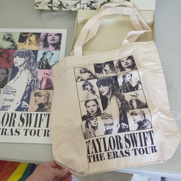 Taylor Swift Eras Tour VIP Merch Box Official Concert London 2024 Poster Bag Etc - Picture 7 of 12